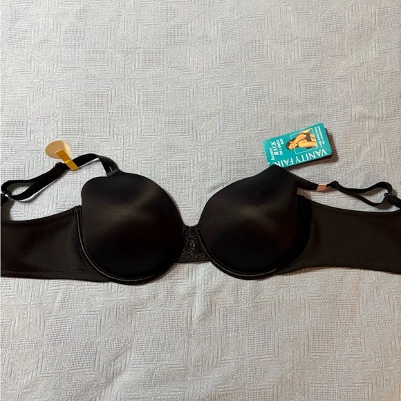Vanity Fair Black Women's Bra size 38 D - Picture 2 of 13